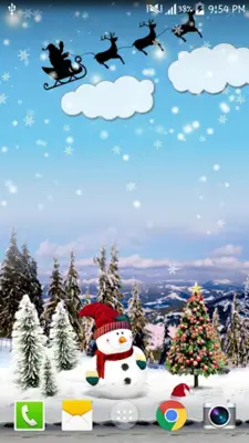 Snowflake Live Wallpaper android App screenshot 14